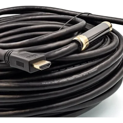 Cabo HDMI 4K Full HD 2.0 com Amplificador de Sinal 30 Metros