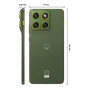 Smartphone Motorola Edge 70 5g 256gb - Bronze Green, 24gb (8GB Ram + 16gb Ram Boost), 3 Cameras 50mp, Tela De 6.7"