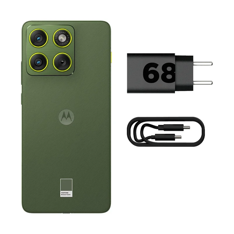 Smartphone Motorola Edge 70 5g 256gb - Bronze Green, 24gb (8GB Ram + 16gb Ram Boost), 3 Cameras 50mp, Tela De 6.7" Smartphone Motorola Edge 70 5g 256gb - Bronze Green, 24gb (8GB Ram + 16gb Ram Boost), 3 Cameras 50mp, Tela De 6.7"