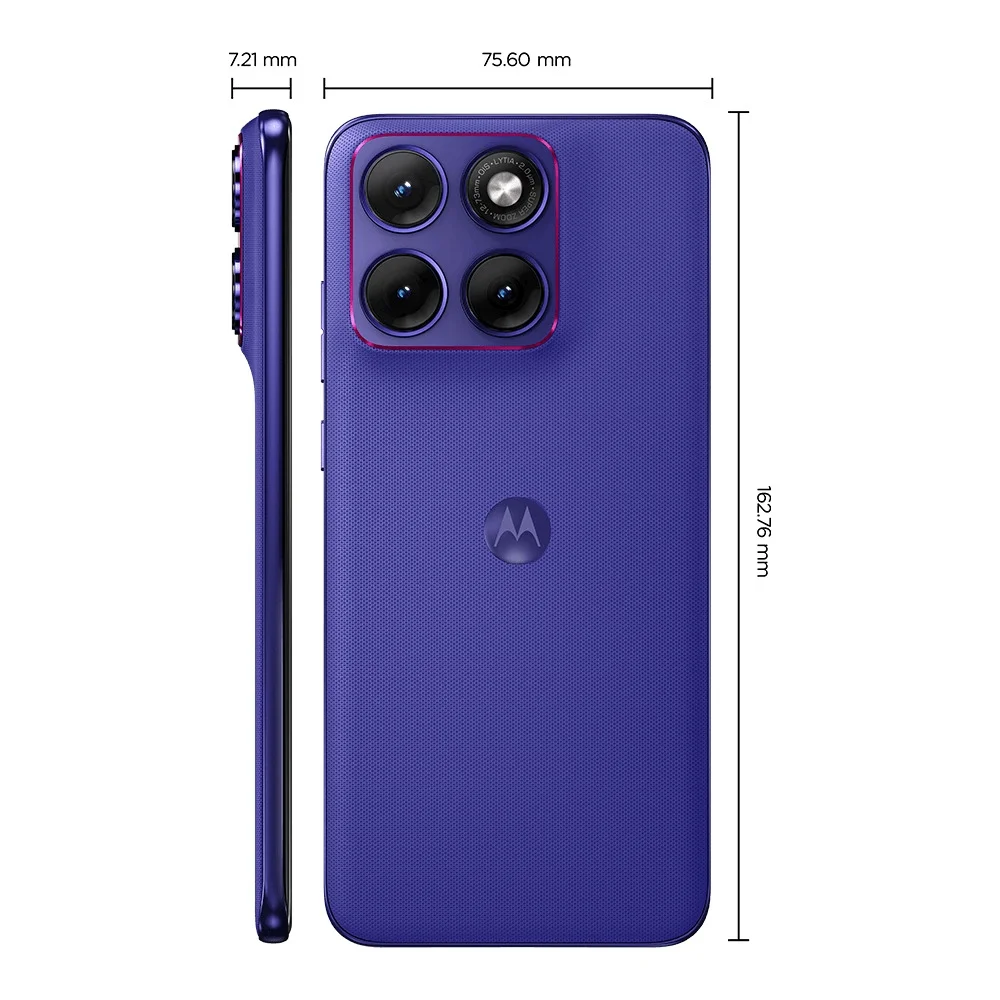 Smartphone Motorola Edge 70 Fusion + 5g 256gb - Roxo, 24gb (12gb Ram + 12gb Ram Boost), Câmera 50mp E Tela De 6,8"