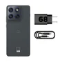 Smartphone Motorola Edge 70 5g 512gb - Gadget Gray, 24gb (12 Gb Ram+12 Gb Ram Boost), 3 Cameras 50mp, Tela De 6.7"
