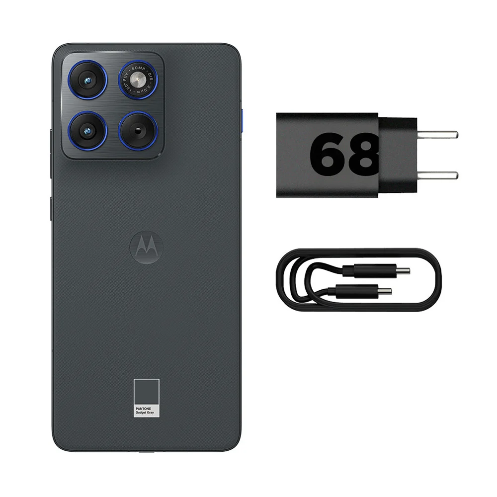 Smartphone Motorola Edge 70 5g 512gb - Gadget Gray, 24gb (12 Gb Ram+12 Gb Ram Boost), 3 Cameras 50mp, Tela De 6.7" Smartphone Motorola Edge 70 5g 512gb - Gadget Gray, 24gb (12 Gb Ram+12 Gb Ram Boost), 3 Cameras 50mp, Tela De 6.7"