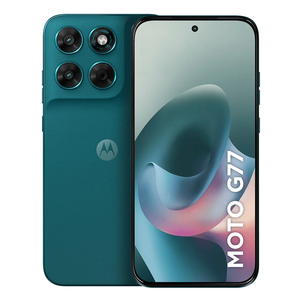 Smartphone Motorola Moto G77 5g 256gb - Verde Escuro, 24gb (8GB Ram + 16gb Ram Boost), Câmera 108mp, Tela 6,8" Smartphone Motorola Moto G77 5g 256gb - Verde Escuro, 24gb (8GB Ram + 16gb Ram Boost), Câmera 108mp, Tela 6,8"
