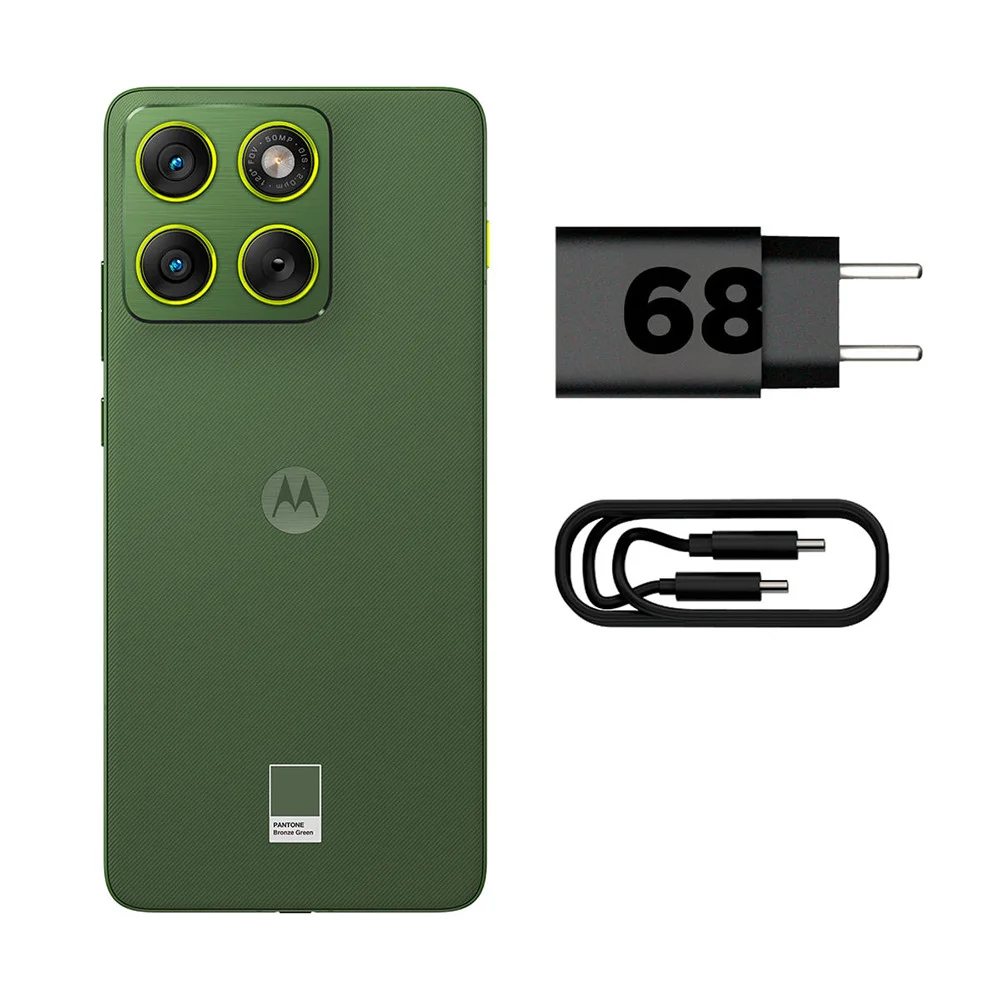 Smartphone Motorola Edge 70 5g 512gb - Bronze Green, 24gb (12 Gb Ram+12 Gb Ram Boost), 3 Cameras 50mp, Tela De 6.7" Smartphone Motorola Edge 70 5g 512gb - Bronze Green, 24gb (12 Gb Ram+12 Gb Ram Boost), 3 Cameras 50mp, Tela De 6.7"