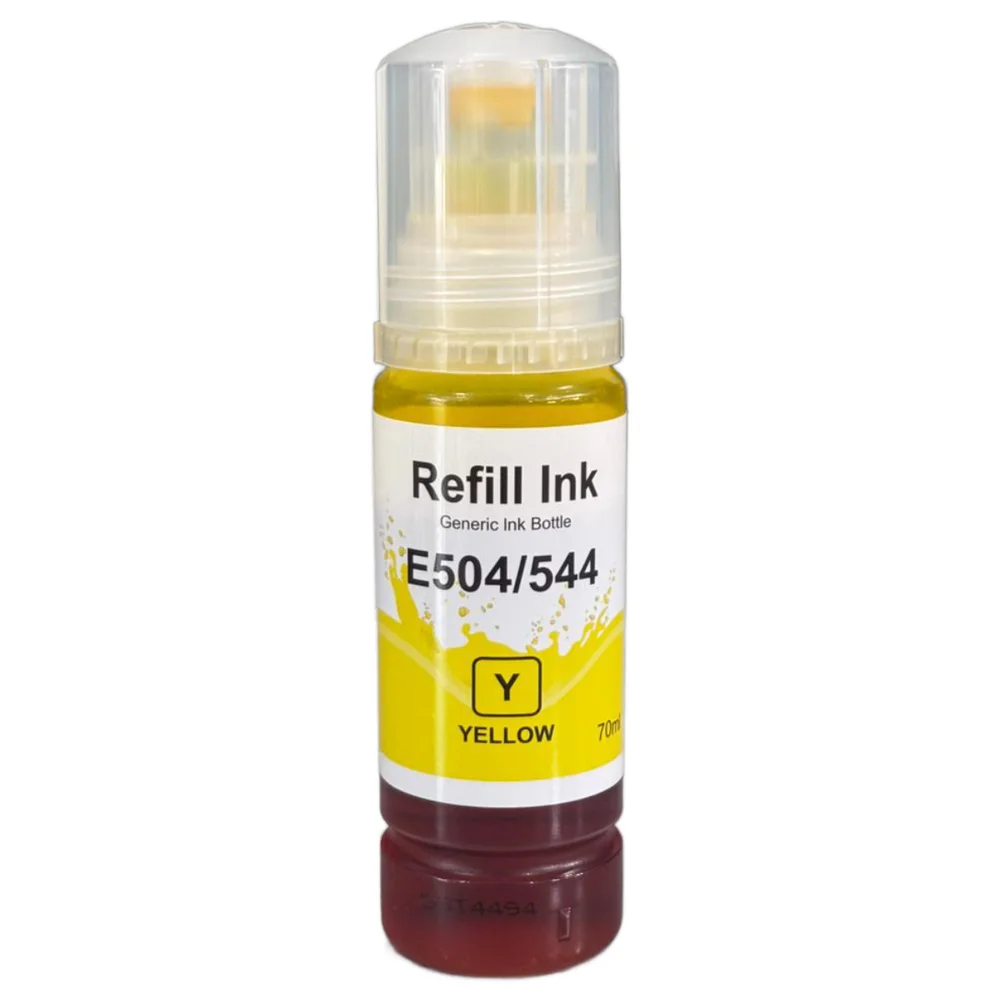 Tinta Compatível Para L3150 L3110 L3250 70ml 544 504 Amarelo Tinta Compatível Para L3150 L3110 L3250 70ml 544 504 Amarelo
