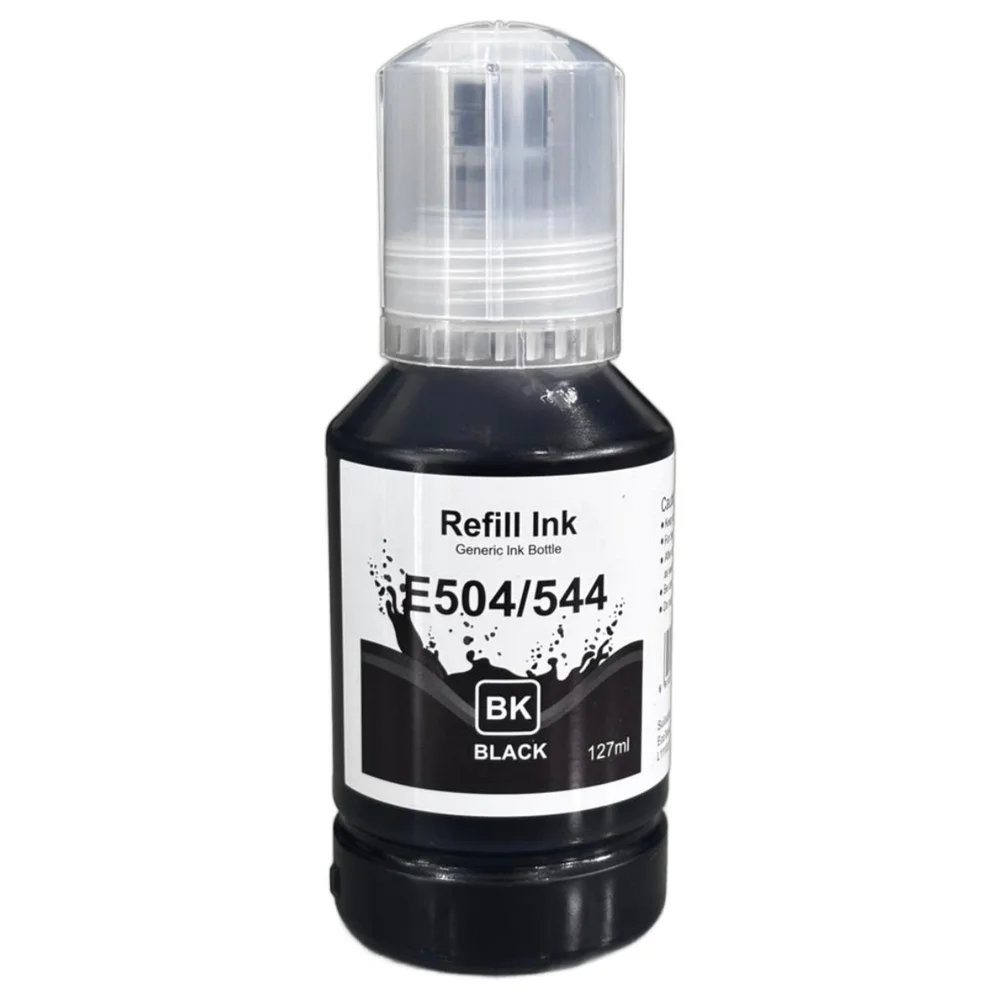 Tinta Compatível Para L3150 L3110 L3250 127ml 544 504 Preto Tinta Compatível Para L3150 L3110 L3250 127ml 544 504 Preto