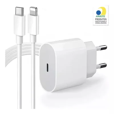 Fonte Carregador Turbo 20w Para Smartphone Tipo C