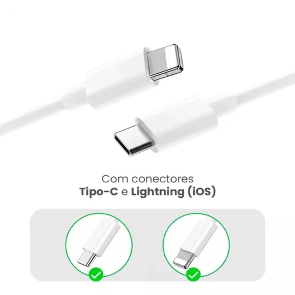 Imagem 2 de 5 do produto Fonte Carregador Turbo 20w Para Smartphone Tipo C