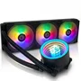 Water Cooler 360mm Gamer com 3 Fans LED RGB Raibow Silencioso Compatível Intel AMD Refrigeração Líquida PC Desktop 3