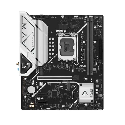 Placa Mãe Asus B760m‑ayw Wifi D4 Ii Ddr4 Matx Wifi 6 PCie 5