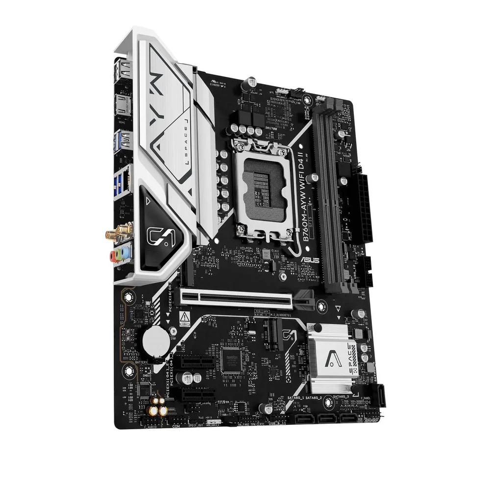 Imagem 5 de 5 do produto Placa Mãe Asus B760m‑ayw Wifi D4 Ii Ddr4 Matx Wifi 6 PCie 5