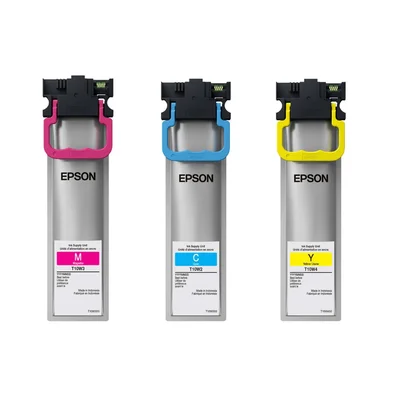 Tinta Epson T11 Kit 3 Cores Magenta, Ciano, Amarelo | Workforce Wf-c5810 Wf-c5390 Wf-c5310 Wf-c5890