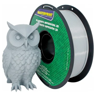 Filamento Pla Premium 1kg 1.75mm Para Impressão 3d Alta Qualidade E Acabamento Profissional Em Diversas Cores Prata