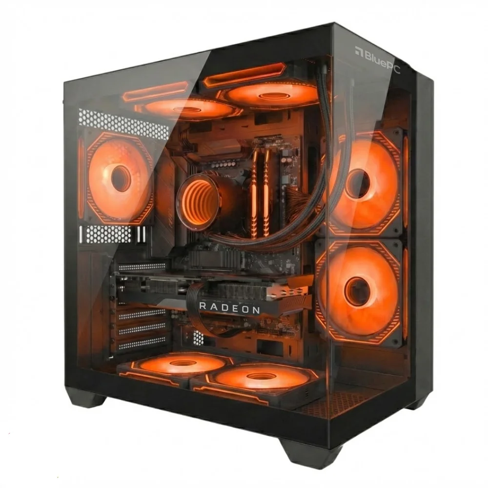 PC Gamer Ludic By Balão.info - Amd Ryzen 5 8400f, Radeon Rx 6600 8GB, 16gb Ddr5, SSD 512gb M.2 Nvme, 600w 80 Plus, Preto, Water Cooler - Pgbp-lu2563