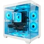 PC Gamer Ludic By Bluepc - Amd Ryzen 5 5500, Radeon Rx 6600 8GB, 16gb Ram, SSD 1TB M.2 Nvme, 600w 80 Plus, Branco, 7 Fans RGB - Pgbp-lu2310
