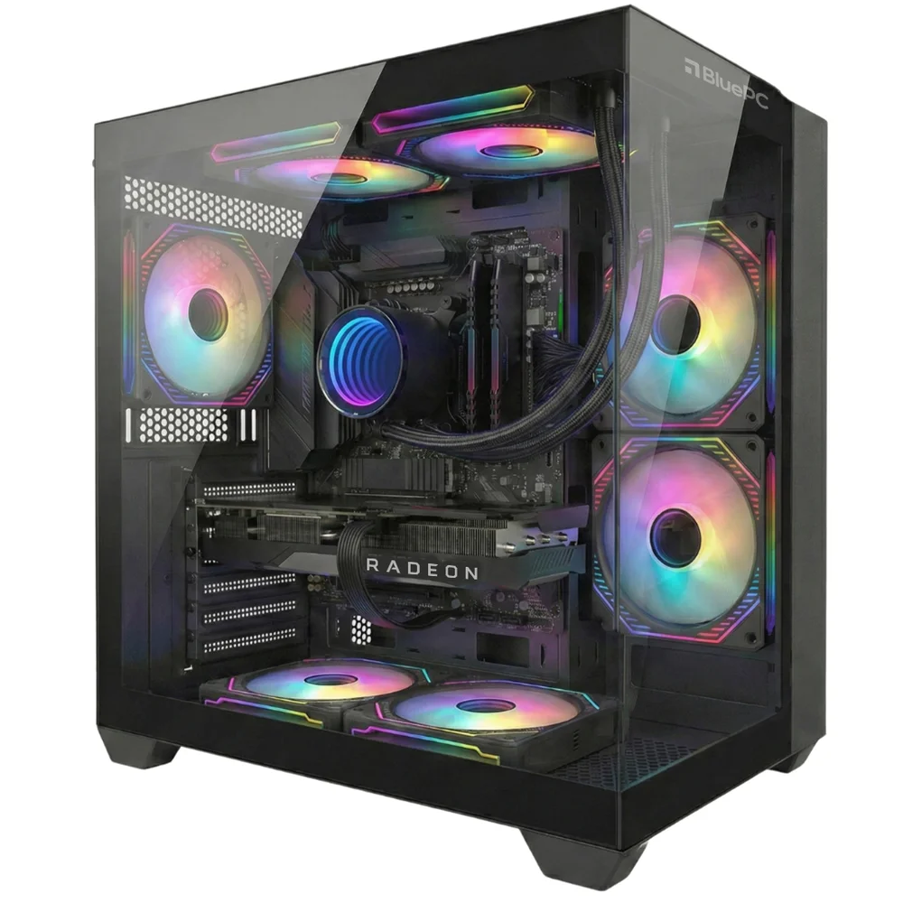 PC Gamer Ludic By Bluepc - Amd Ryzen 5 5500, Radeon Rx 6600 8GB, 16gb Ram, SSD 512gb M.2 Nvme, 600w 80 Plus, Preto, Water Cooler - Pgbp-lu2474 PC Gamer Ludic By Bluepc - Amd Ryzen 5 5500, Radeon Rx 6600 8GB, 16gb Ram, SSD 512gb M.2 Nvme, 600w 80 Plus, Preto, Water Cooler - Pgbp-lu2474