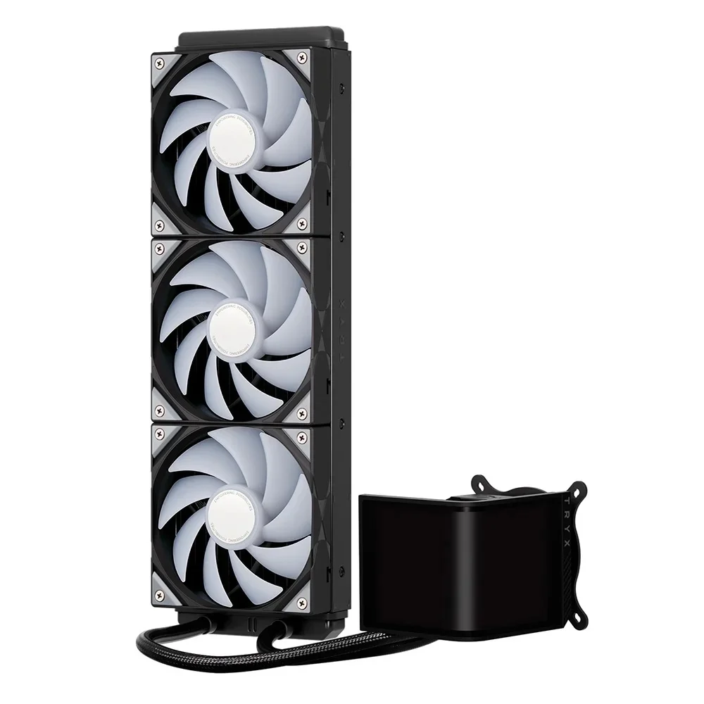 Water Cooler Tryx Panorama Se ARGB Display Lcd 360mm Preto 6