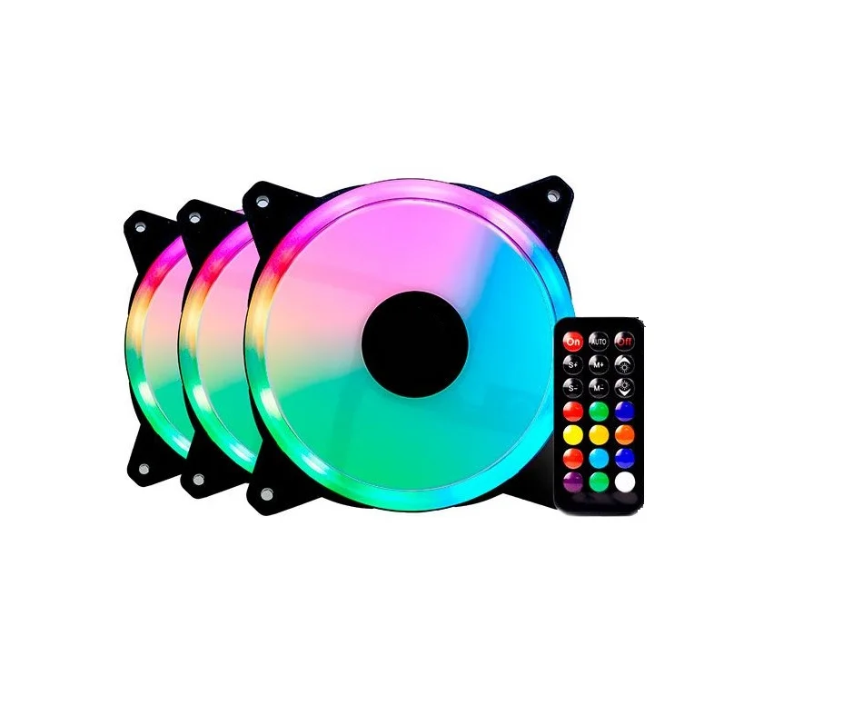 Kit 3 Fans Arvex, RGB, 120mm, Com Controladora, Preto 4