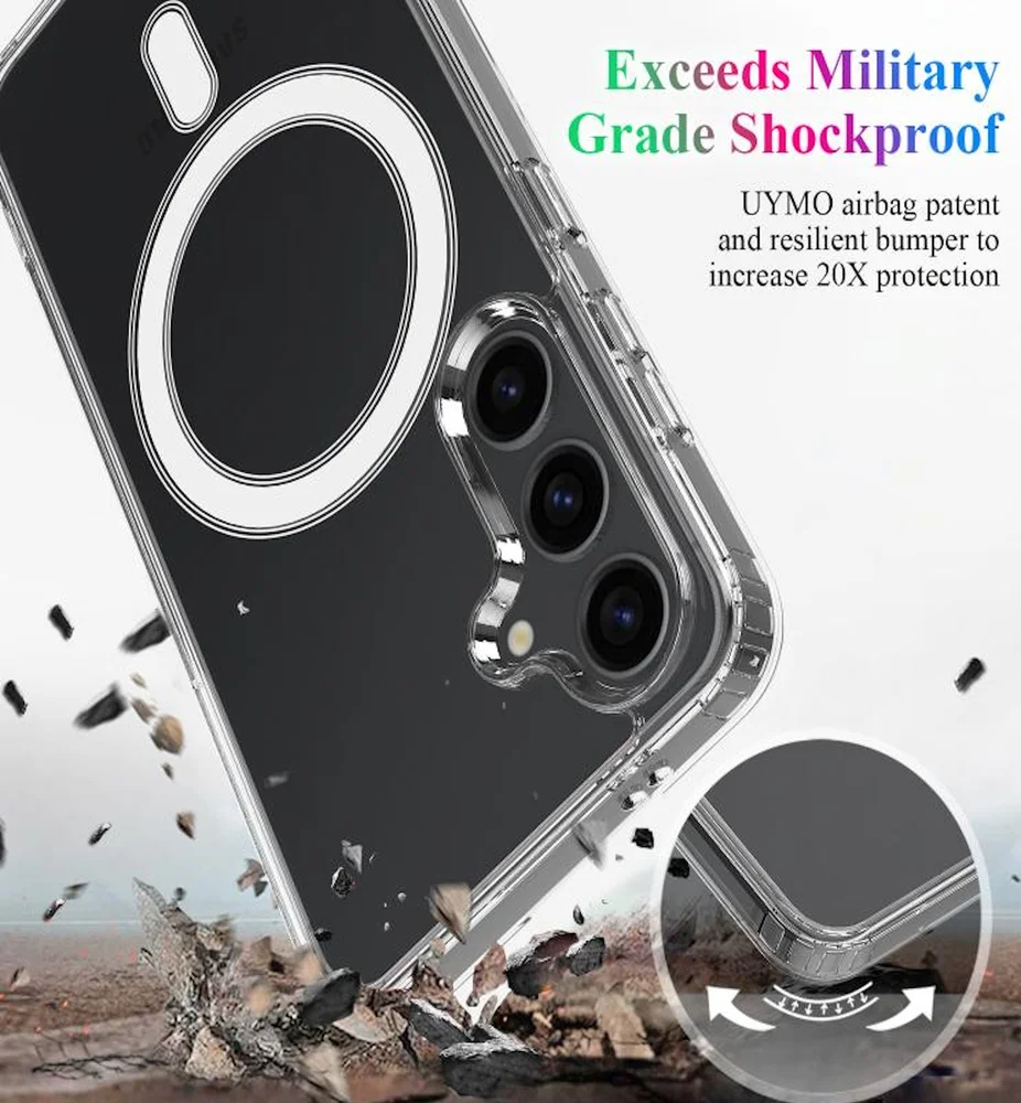 Capa Capinha Magsafe Magnetica Antishock Para Samsung Galaxy S26 Normal Capa Capinha Magsafe Magnetica Antishock Para Samsung Galaxy S26 Normal
