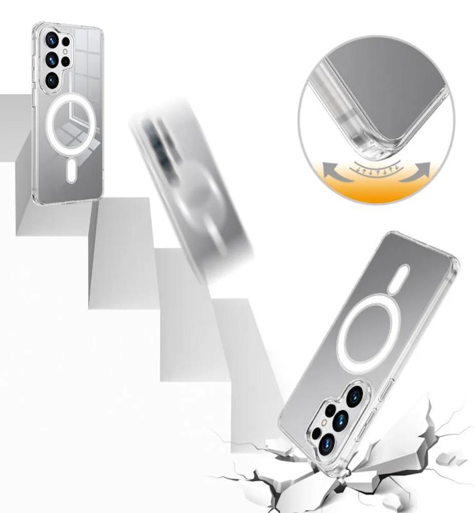 Capa Capinha Magsafe Magnetica Antishock Para Samsung Galaxy S26 Ultra
