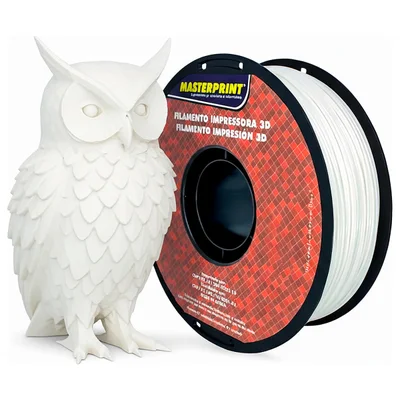 Filamento Petg Premium 1kg  Impressões 3d De Alta Qualidade Com Resistência E Fluidez Avançada Branco