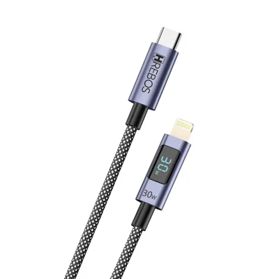 Cabo Turbo Hrebos Cb-388i Volt Vision 30w Usb-c P/ Lghtng