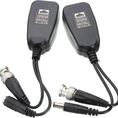 Balun Conversor Câmera X Dvr Híbrido Entrada Rj45 2605 Max Eletron