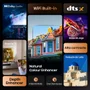 Smart TV Hisense DLED HD 32" 32A4NV com Processador AI HDR10 DTS Virtual X DLNA Alexa e Google Home