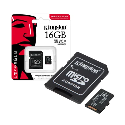 Cartão de Memoria 16gb SDHC Industrial C10 A1 tipo pSLC SDCIT2/16GB Kingston