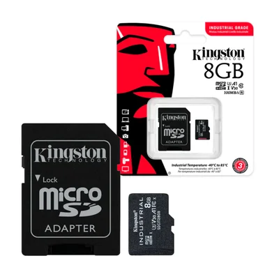 Cartão De Memoria  8GB Sdhc Industrial C10 A1 Tipo Pslc Sdcit2/8GB Kingston
