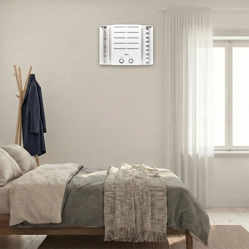 Imagem 5 de 5 do produto Ar Condicionado De Janela Midea 7.500 Btus Frio Mecânico Branco