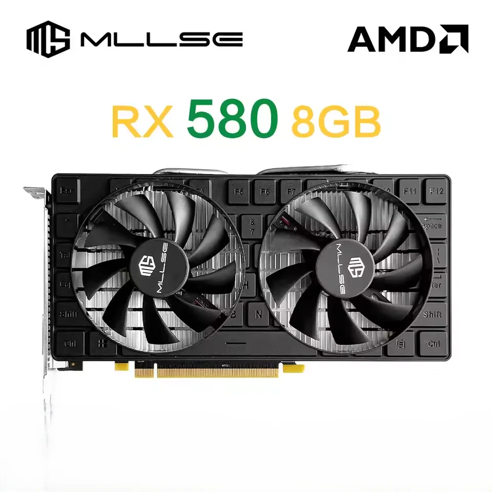 Placa De Vídeo Rx580 8 Gigas Amd