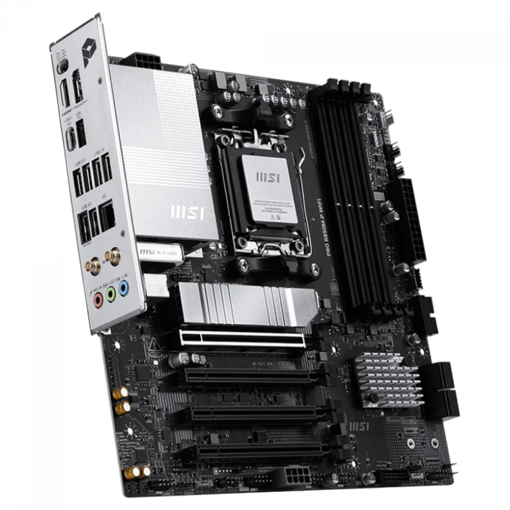 Placa Mãe Msi Pro B850m-p Wifi Am5 Ddr5 Matx 5
