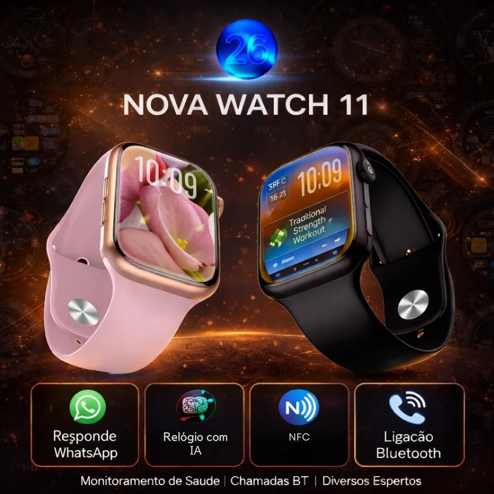 Imagem 4 de 5 do produto Smartwatch Microwear W11g 2gb Série 11 Gps Whatsapp A D´água - Rose Gold