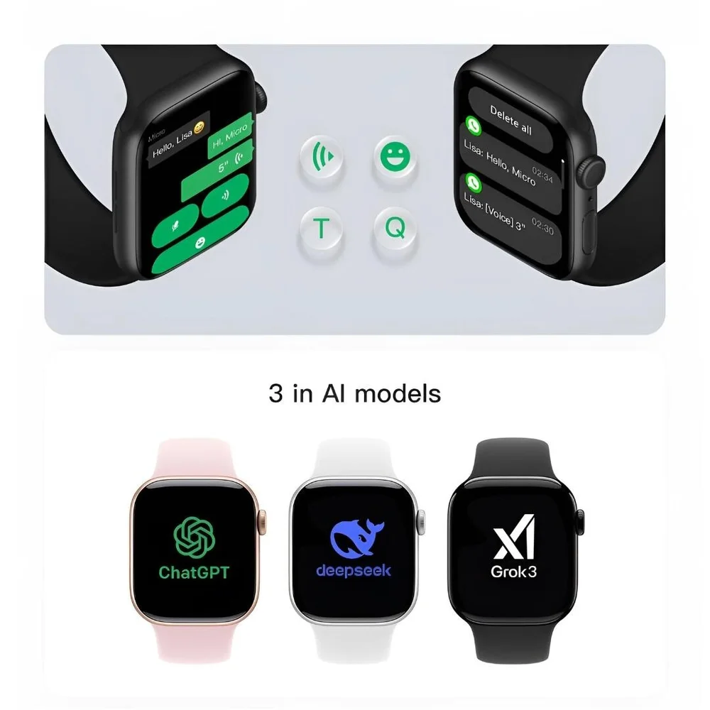 Imagem 5 de 5 do produto Smartwatch Microwear W11 Pro Mini 2gb 42mm  Série 11 D´água - Branco