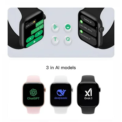 Smartwatch Microwear S11 Mini 42mm Série 11 Whatsapp - Preto — foto 5