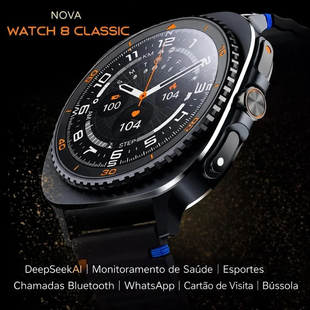 Imagem 5 de 5 do produto Smartwatch Microwear Ma33 Ultra 2 Série 11 Whatsapp A Prova D´água - Preto