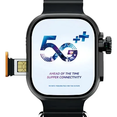 Smartwatch Microwear Ultra 3 Ai 5g 2/16gb AmoLED C/chip Wifi - Preto