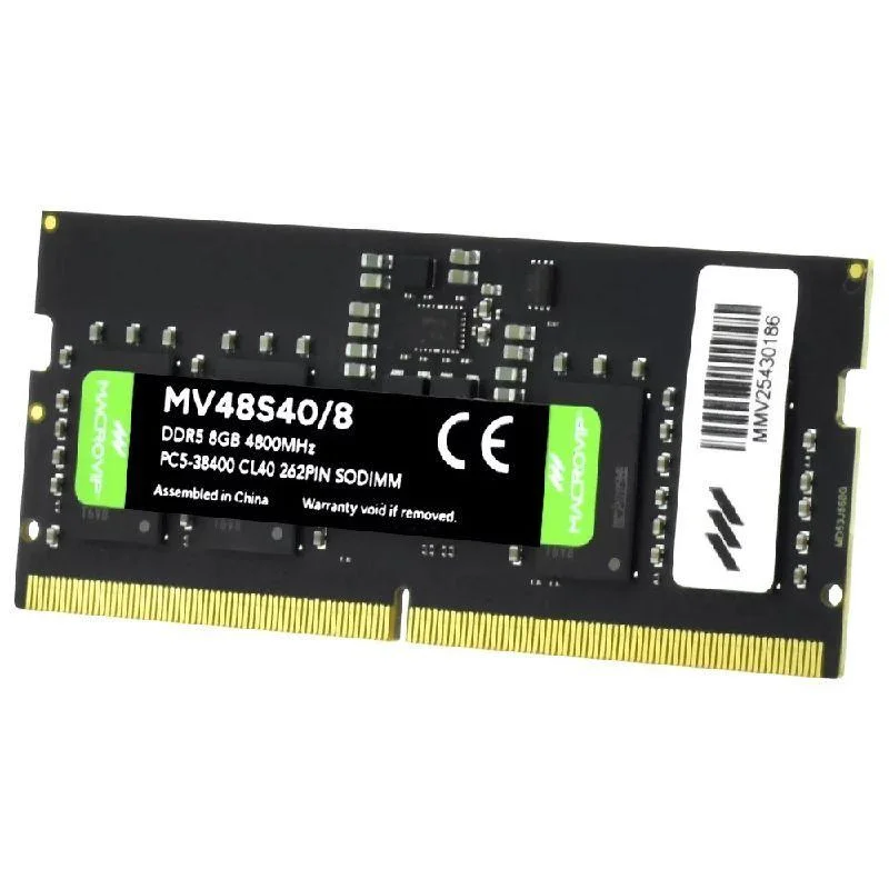 Memoria Macrovip Note 8GB Ddr5 4800mhz Mv48s40/8