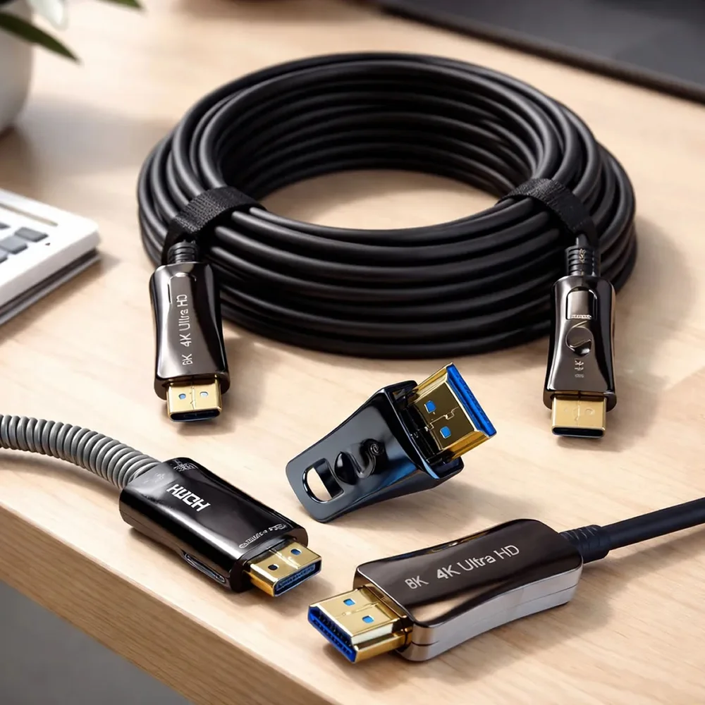 Imagem 2 de 5 do produto Cabo HDMI 2.1 Wincabos 8k Ponta Destacável De 7 Metros