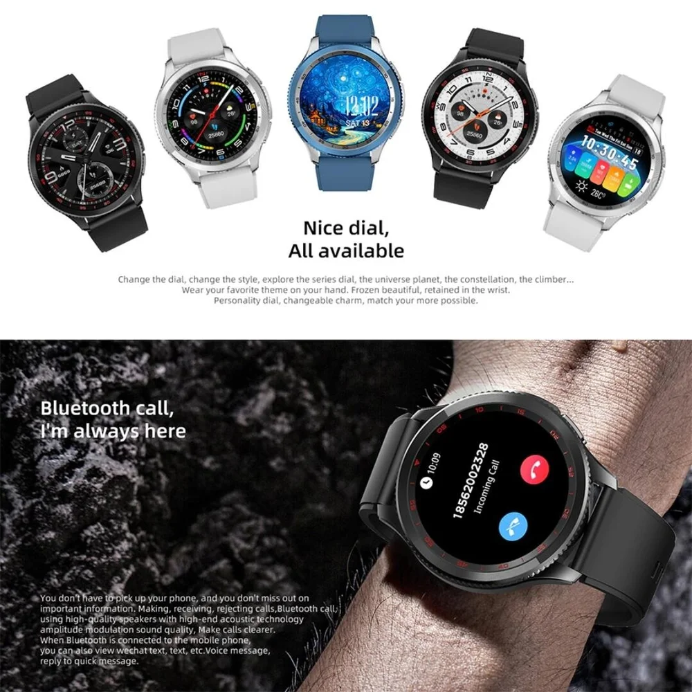 Imagem 4 de 5 do produto Smartwatch Peje Revo AmoLED Pulseira Extra A Prova D´água - Azul
