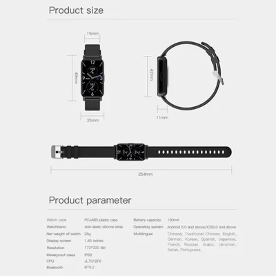 Smartwatch Peje Band 1 Faz Chamadas A Prova D´água - Prata — foto 4