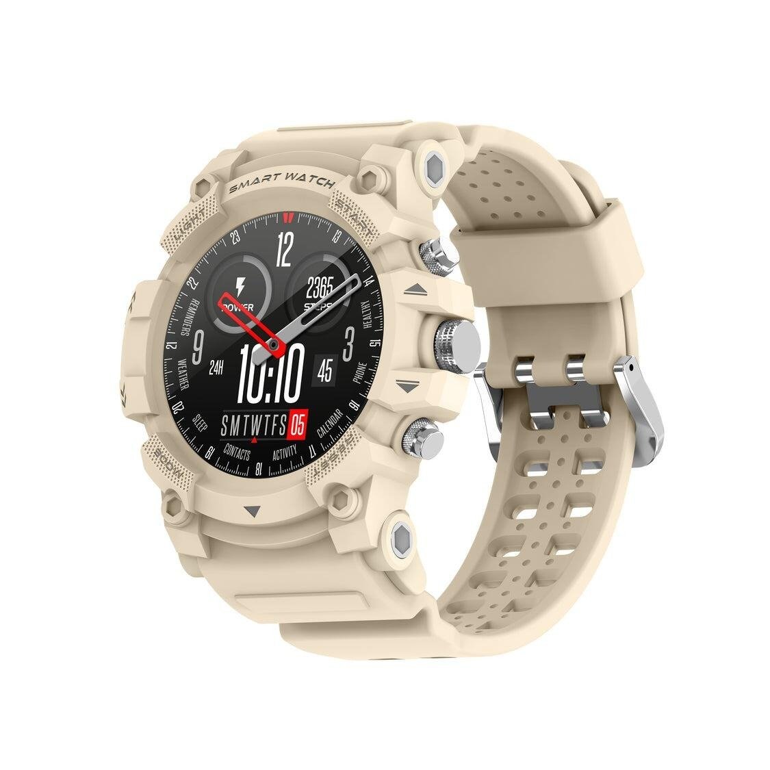 Smartwatch Peje G01c AmoLED Gps A Prova D´água - Bege
