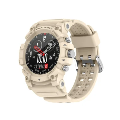 Smartwatch Peje G01c AmoLED Gps A Prova D´água - Bege