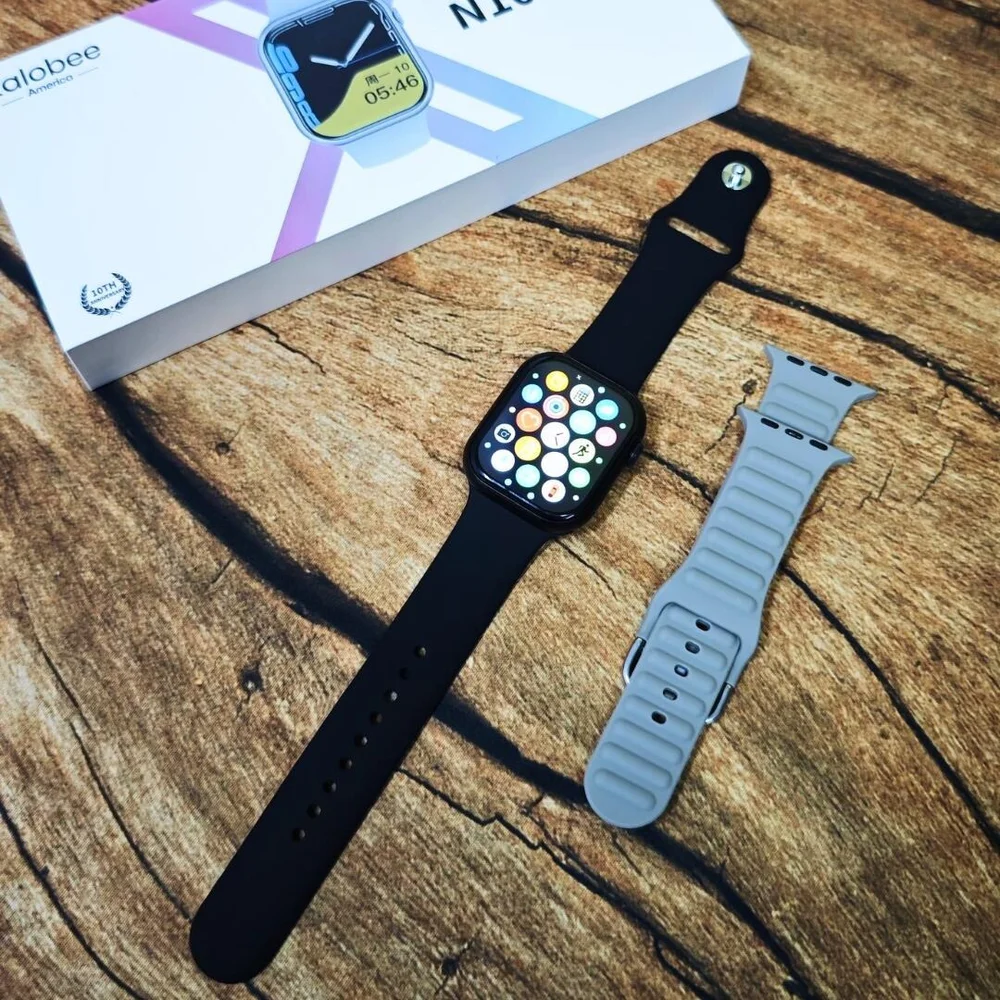 Imagem 3 de 5 do produto Smartwatch N10 Pro Serie 10 47mm Pulseira Extra Lançamento - Preto