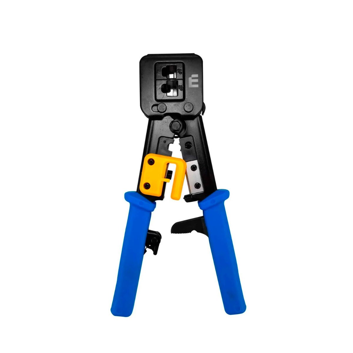 Alicate Easy Crimp Rj45 / Rj11 / Rj12 Com Catraca Auxiliar