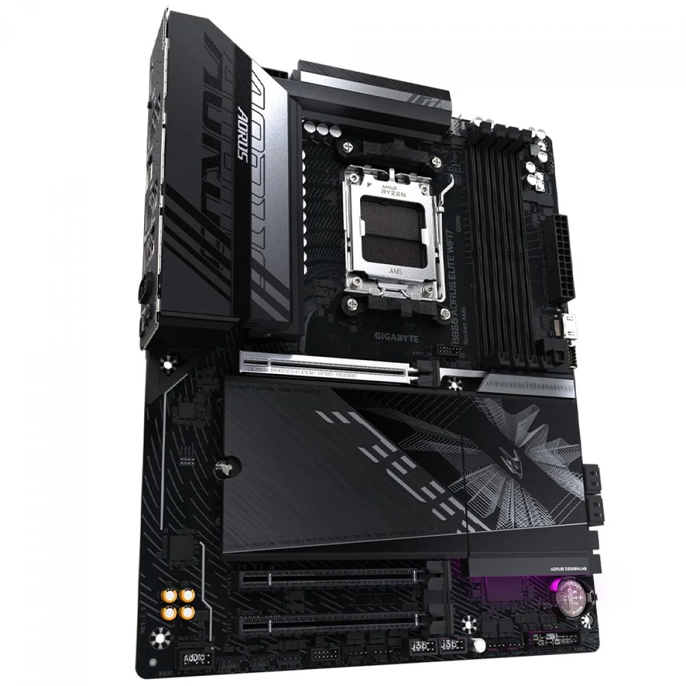 Imagem 2 de 5 do produto Placa Mãe Gigabyte B850 Aorus Elite Wifi7, Chipset B850, Amd Am5, Atx, Ddr5