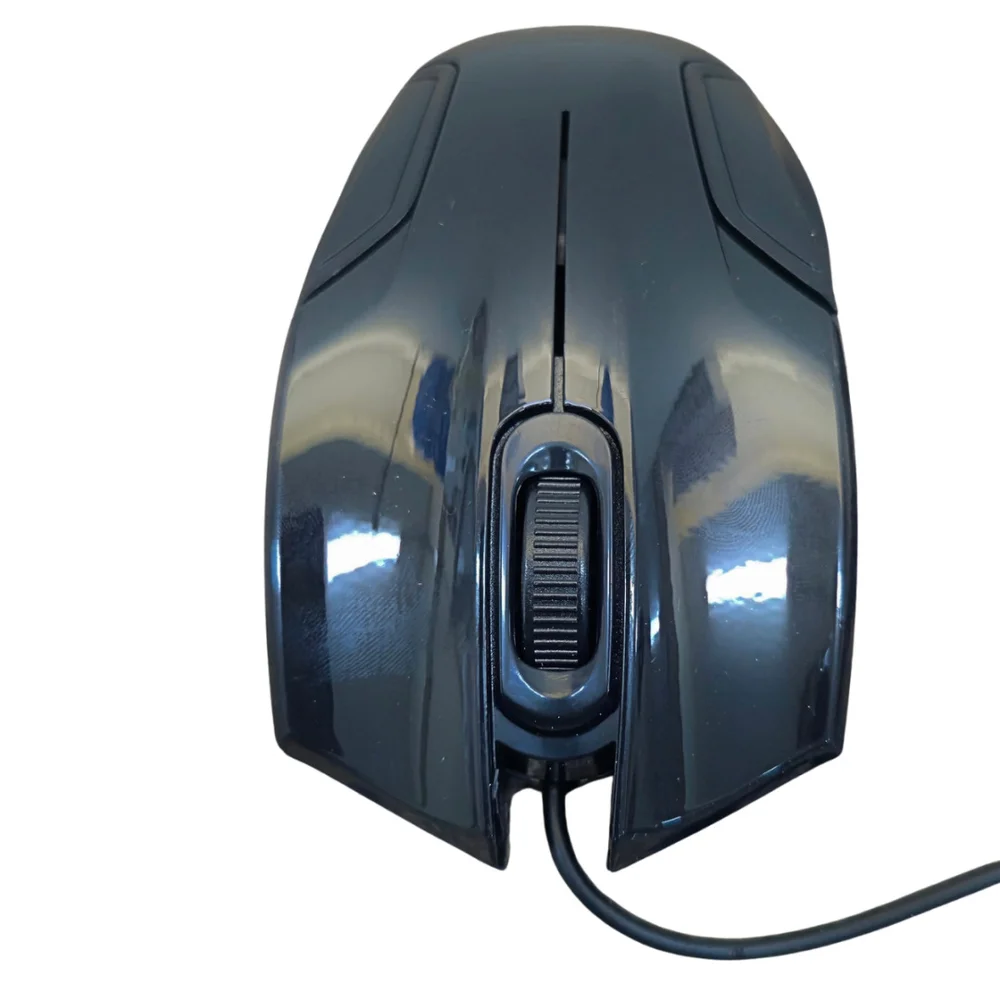 Imagem 4 de 5 do produto Mouse Óptico Usb 1200 Dpi Ergonômico Preto