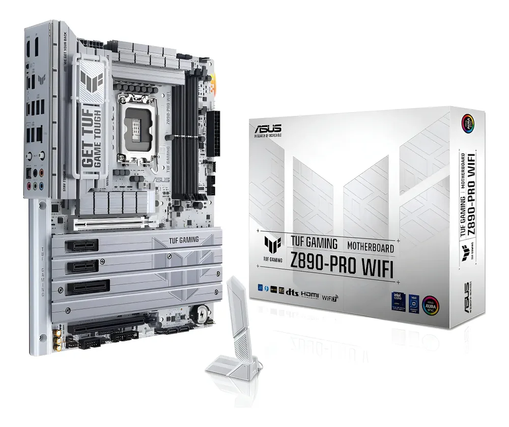 Placa Asus Tuf Gaming Z890-pro Wi-fi Intel Z890 LGA 1815 Ddr5 Branco 4
