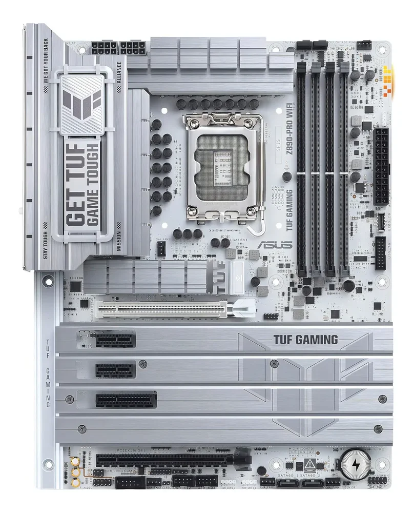 Placa Asus Tuf Gaming Z890-pro Wi-fi Intel Z890 LGA 1815 Ddr5 Branco 7